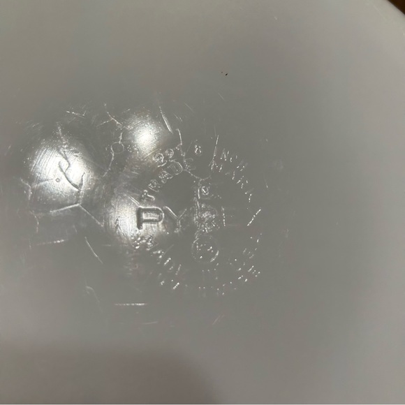 Pyrex Spring Blossom Cream and sugar set Excellent and 2 green Pyrex bowls as is - Picture 6 of 12